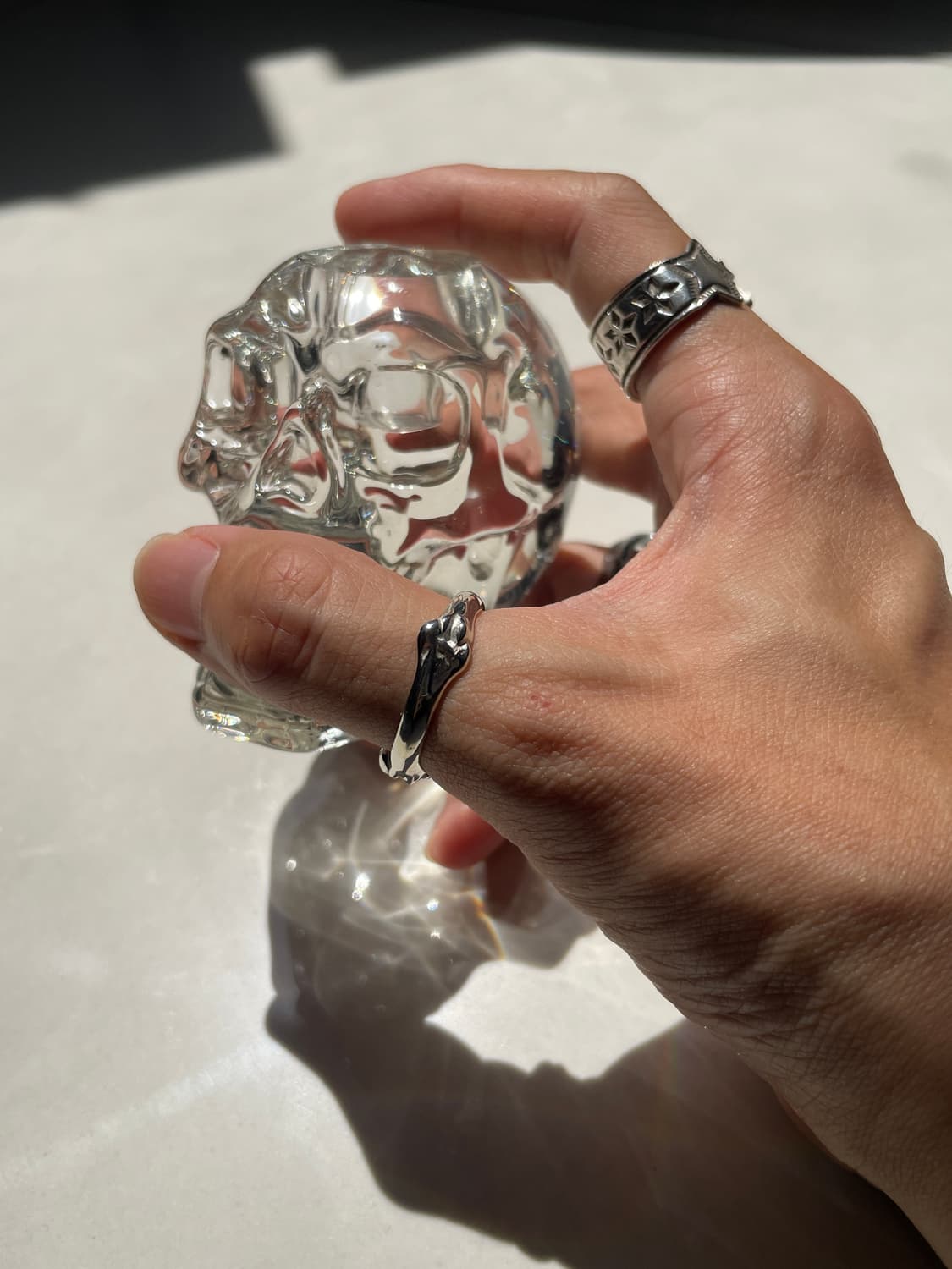 BONE shape band RING 본 밴드 링 상품이미지4