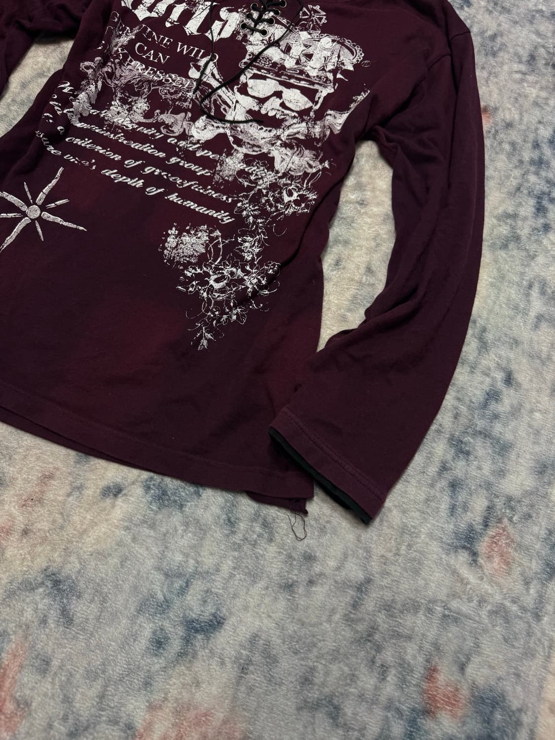 Wild life 00s vkei lace up cut sew  상품이미지5