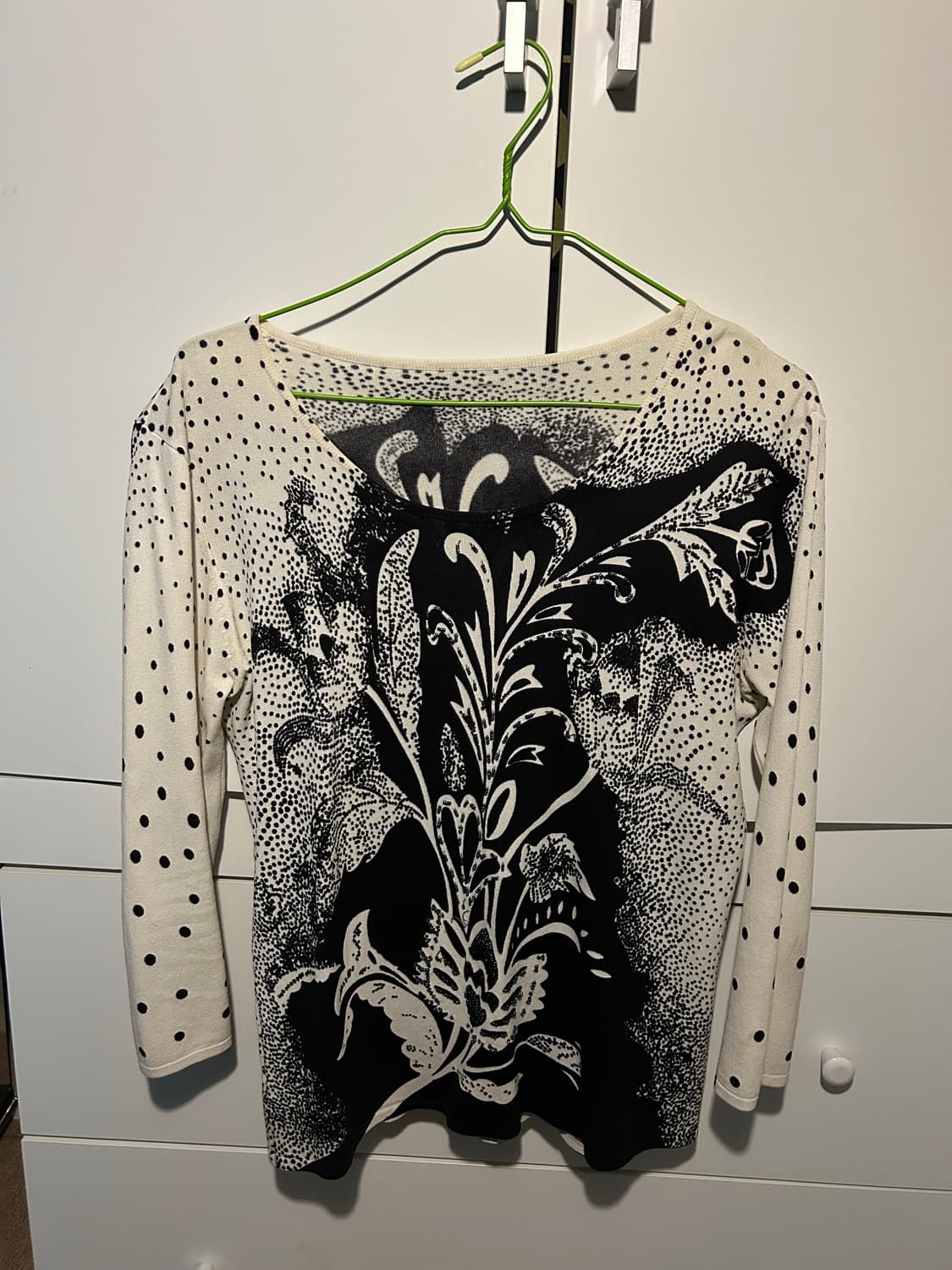 다크패턴 오리엔탈무드 빈티지 7부 티셔츠 상품이미지1