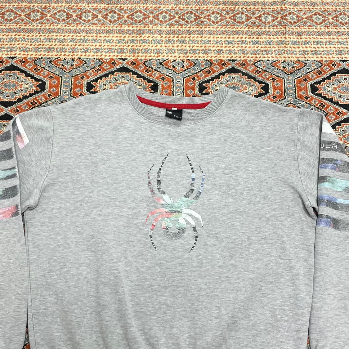 스파이더 그레이 맨투맨 남성M 상품이미지2