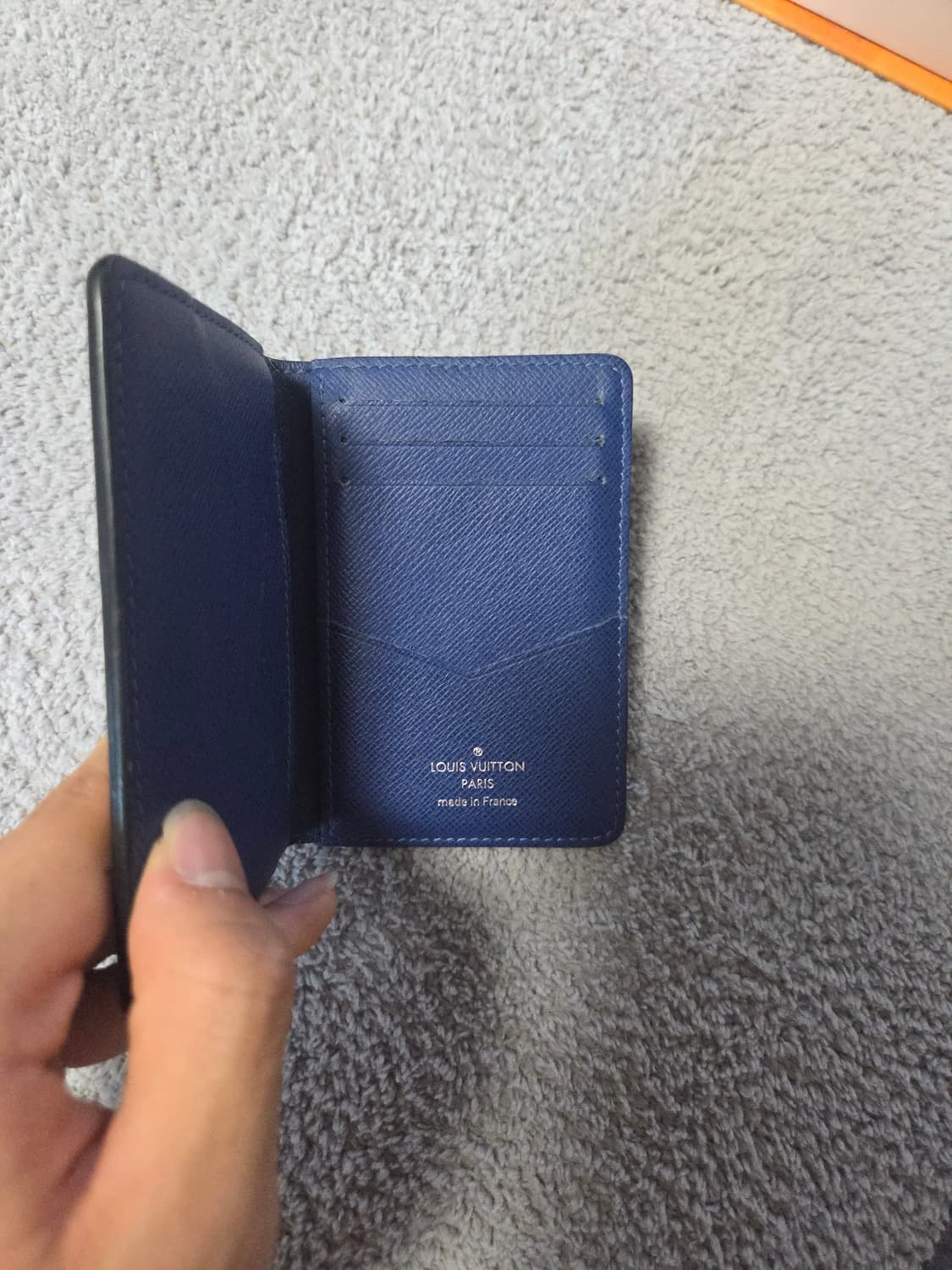 [정품] 루이비통 포켓 오거나이저 코발트블루  상품이미지4