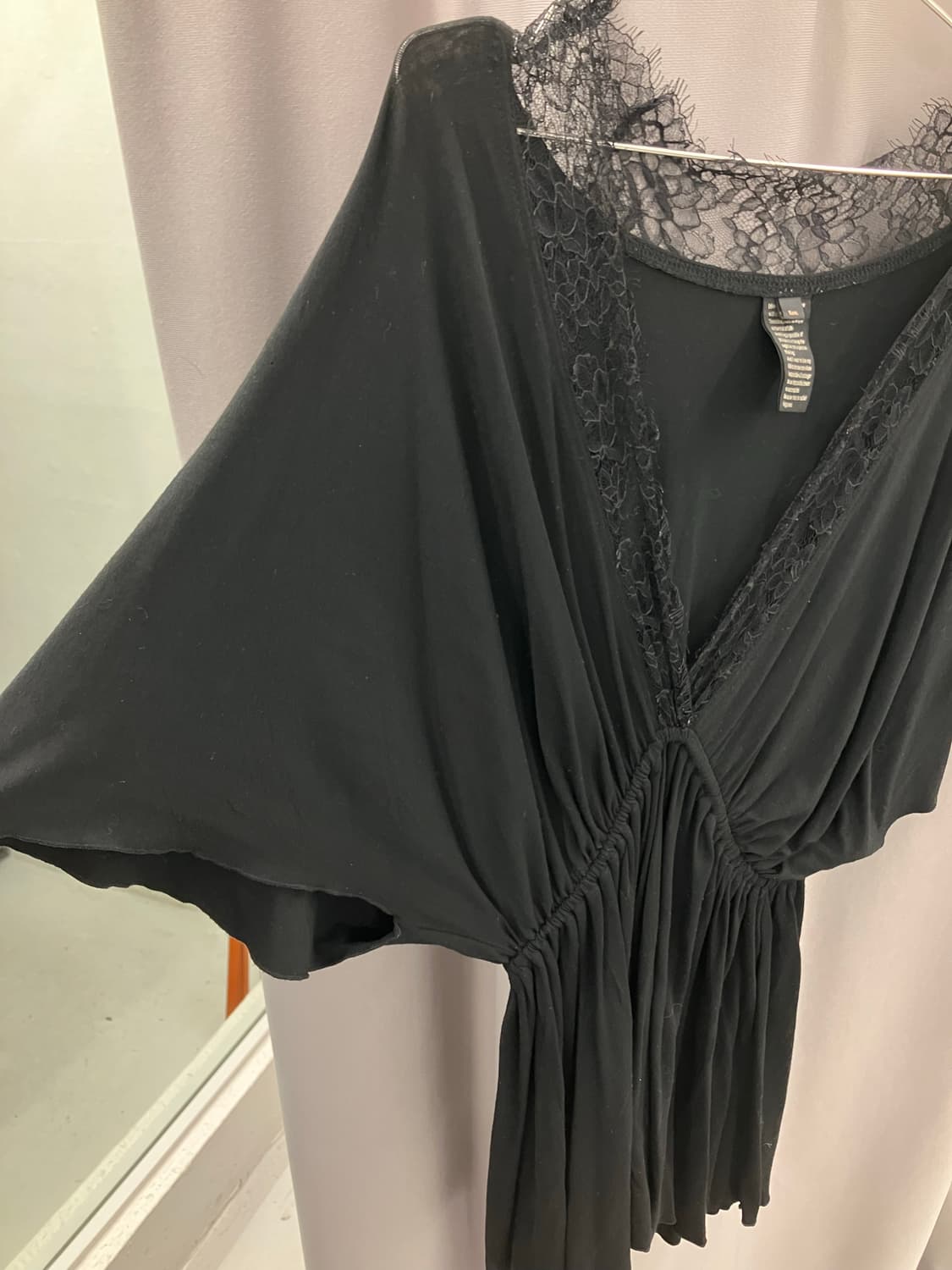 레이스 딥브이넥 원피스 상품이미지2