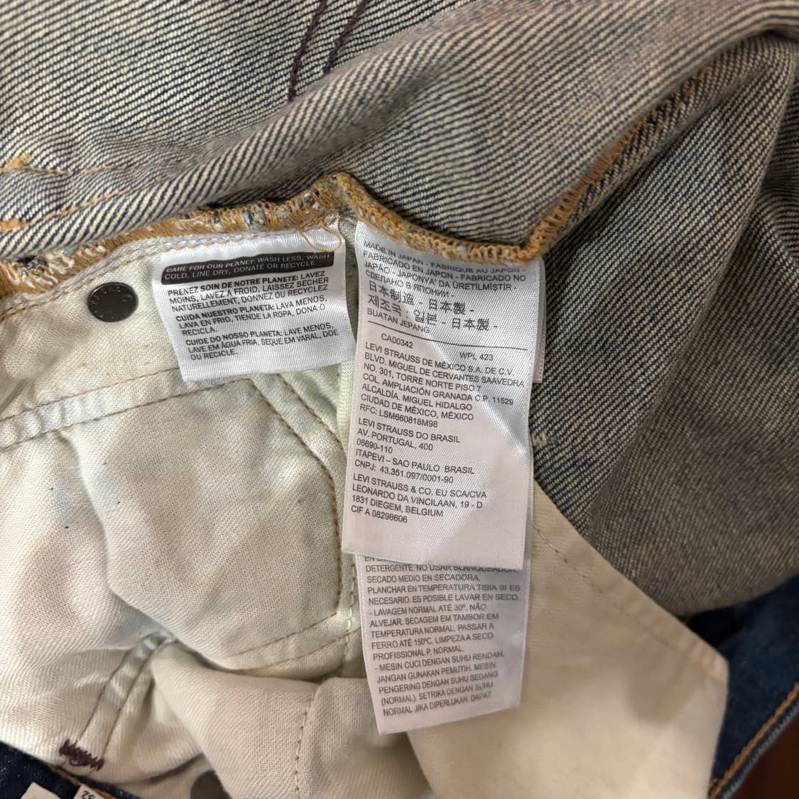 리바이스 LMC(made & crafted) 502 데님팬츠 상품이미지9