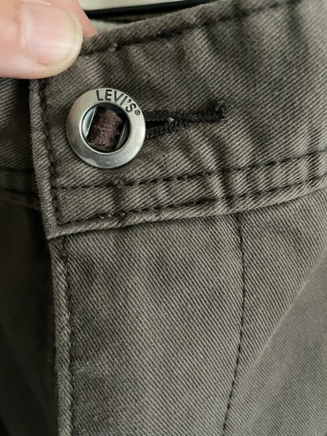 리바이스 카고 와이드 카키 그레이 워크 팬츠 상품이미지4