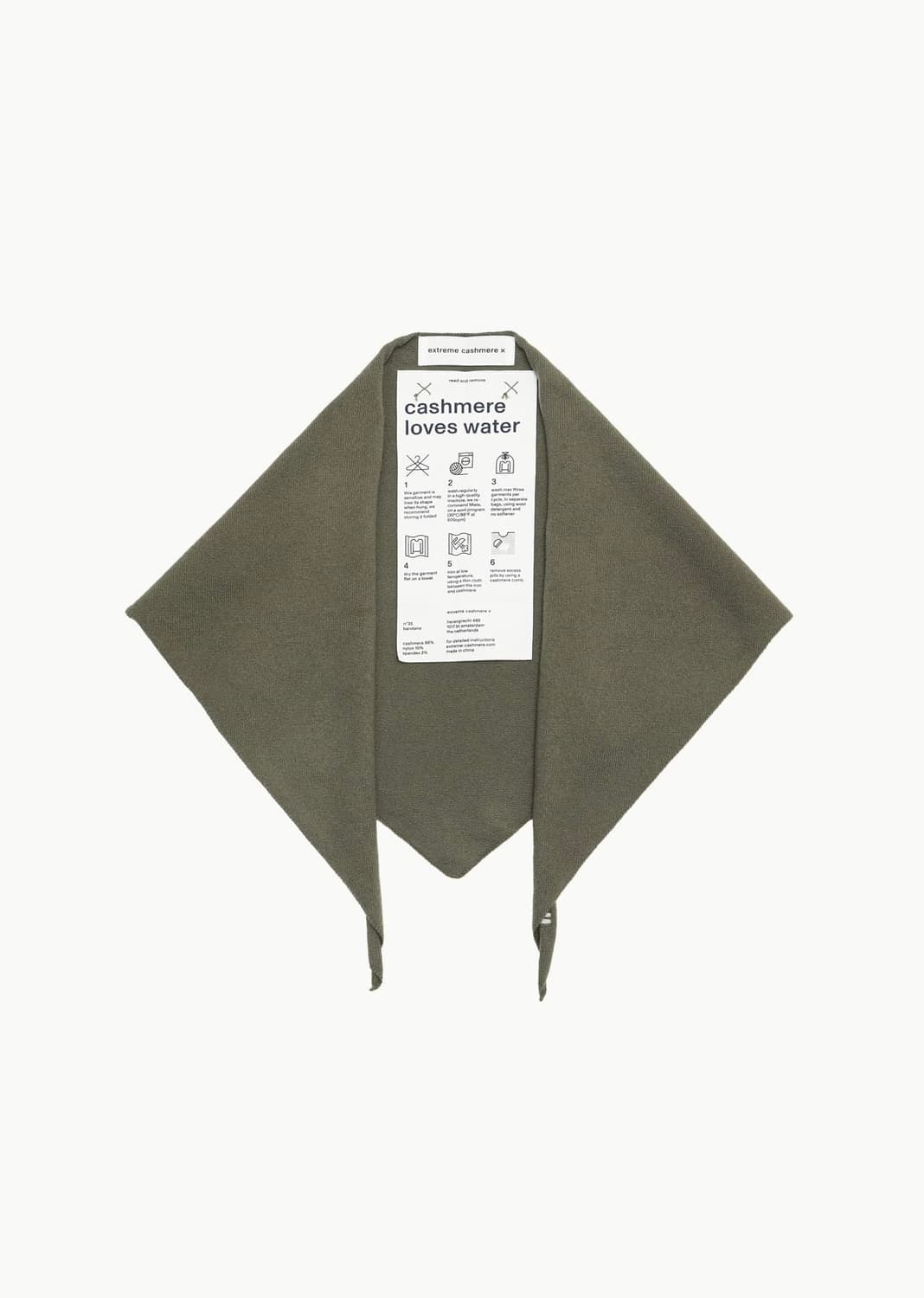 익스트림캐시미어 26ss 반다나 스카프/아미 상품이미지3