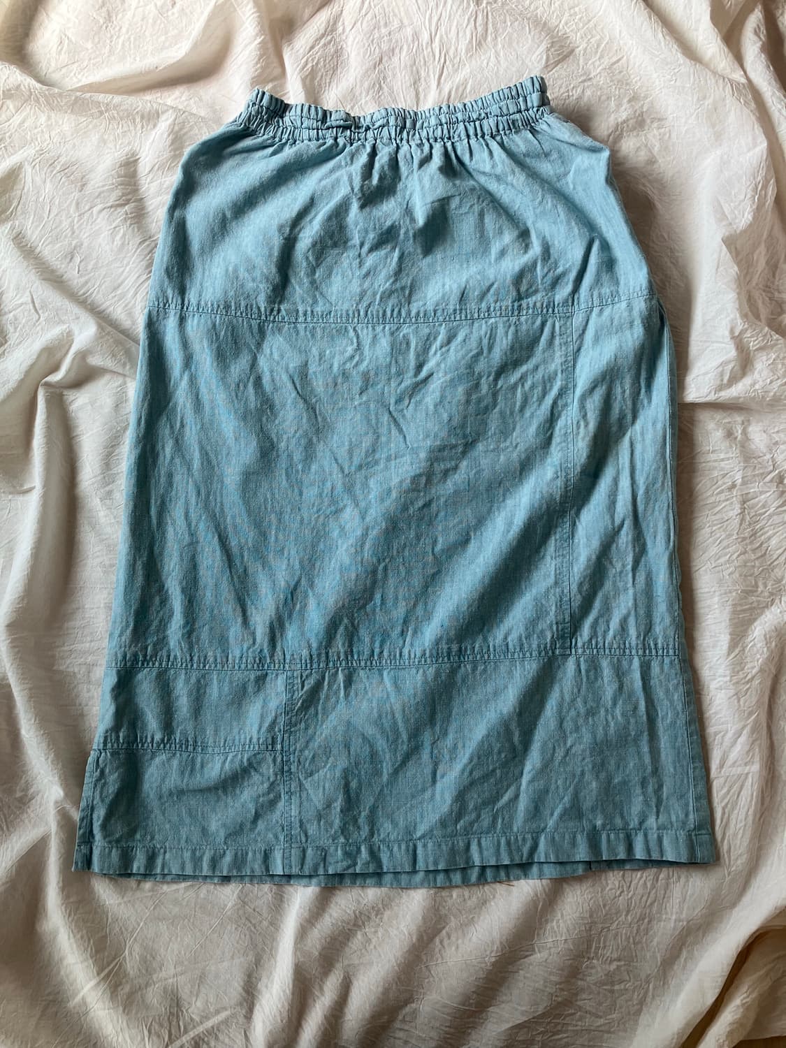 Indigo&denim 인디고 면 롱스커트 상품이미지4