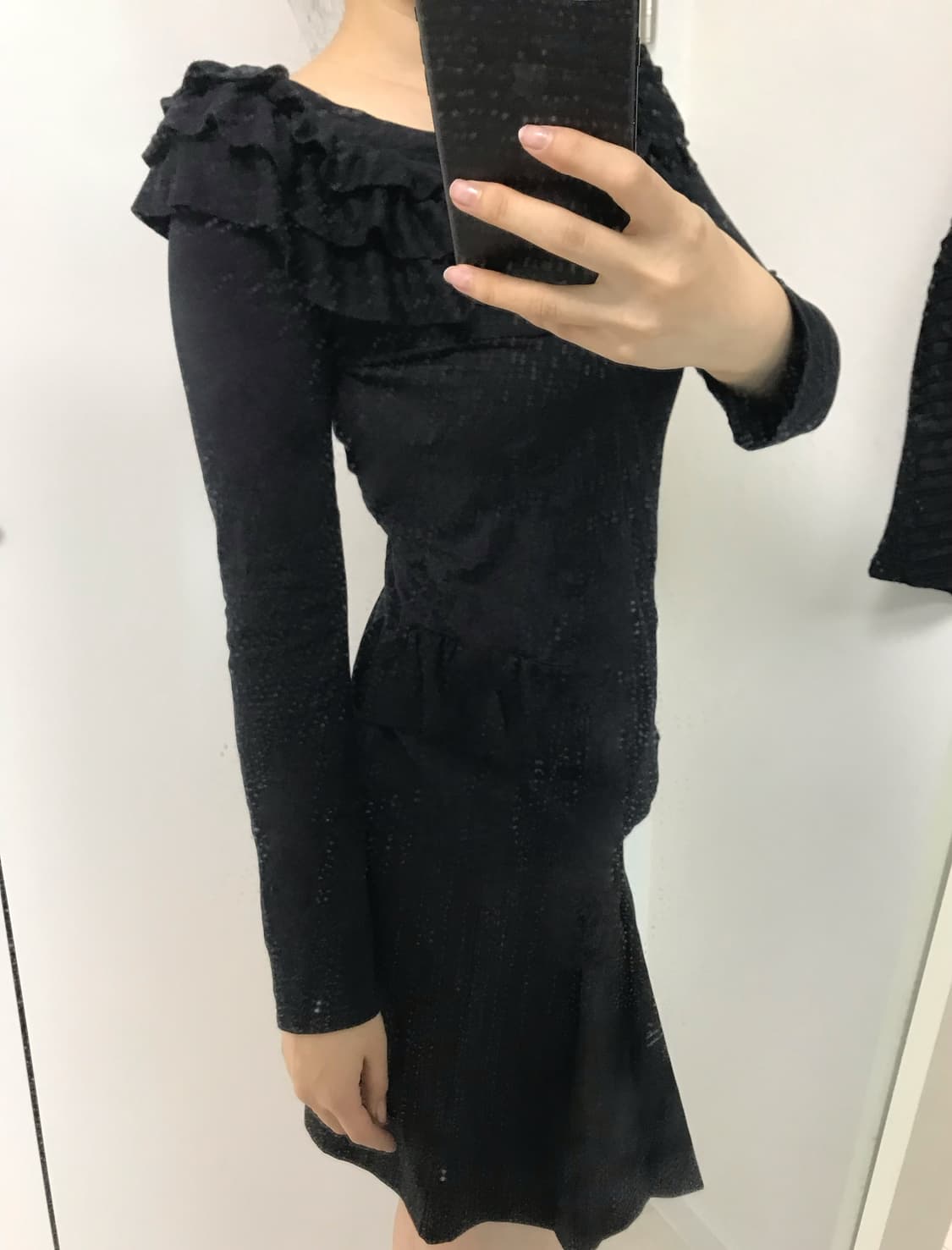 Gold Button Double-Breasted Mini Skirt 상품이미지4