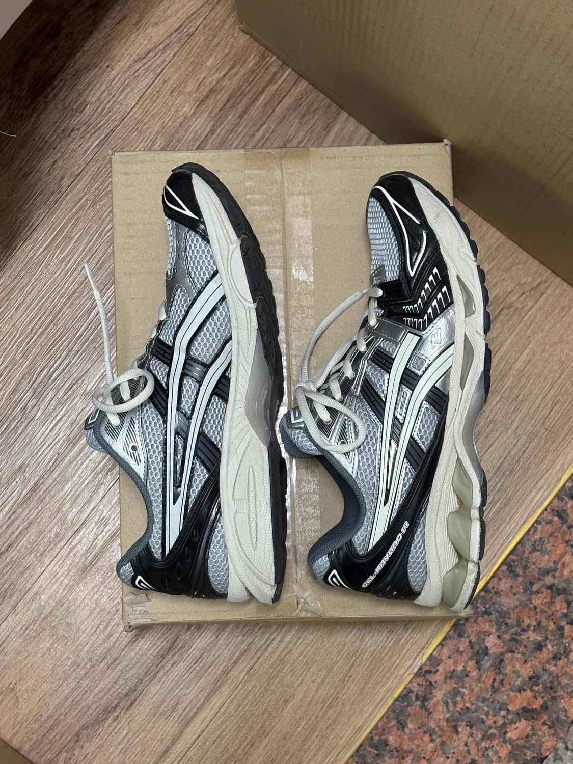 280) 아식스 젤 카야노 14 블랙 글레이셔 그레이 상품이미지3