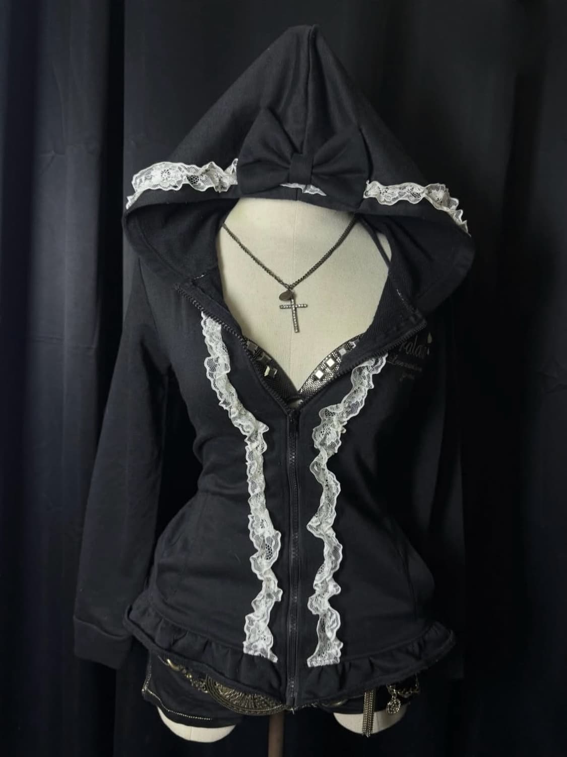 트랄라라 tralala 리본 후드집업 리즈리사 마즈 세실맥비 상품이미지1