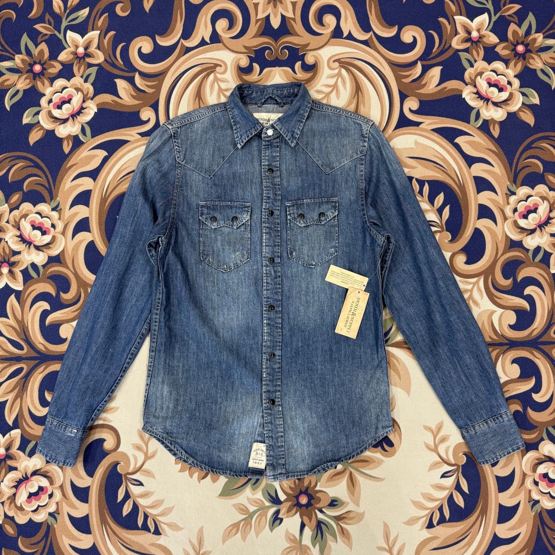 (XS)폴로 랄프로렌 데님앤 서플라이 웨스턴 데님셔츠 상품이미지1