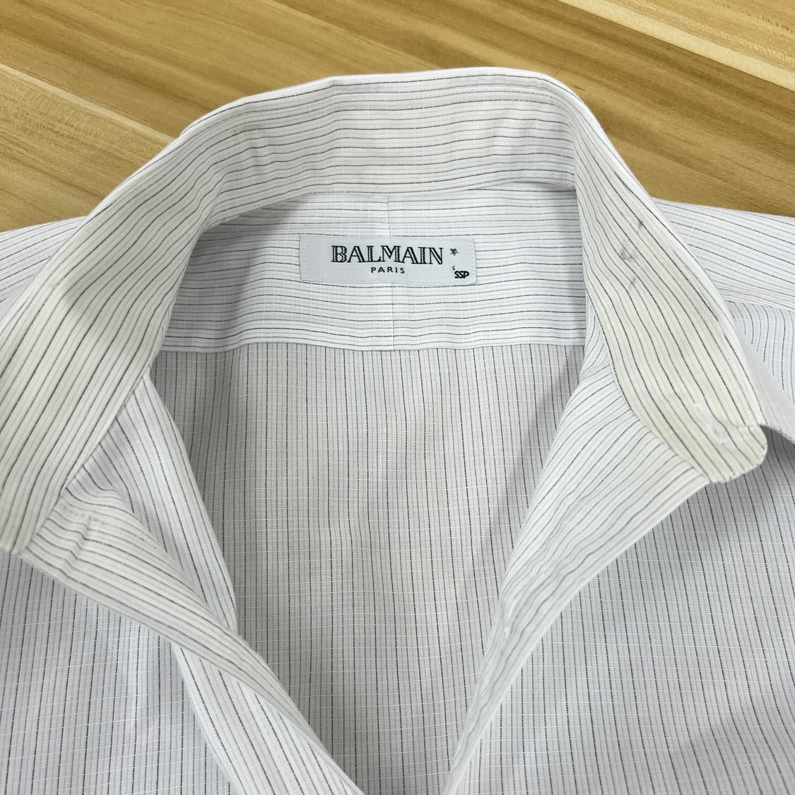 Balmain 발망 화이트 스트라이프 셔츠 상품이미지8
