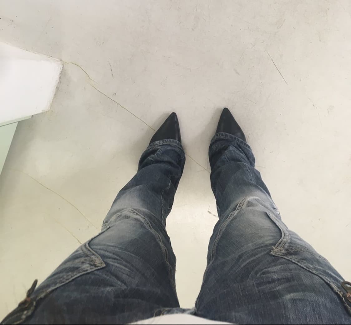 빈티지 데님 부츠컷 팬츠 vintage bootscut pants  상품이미지4