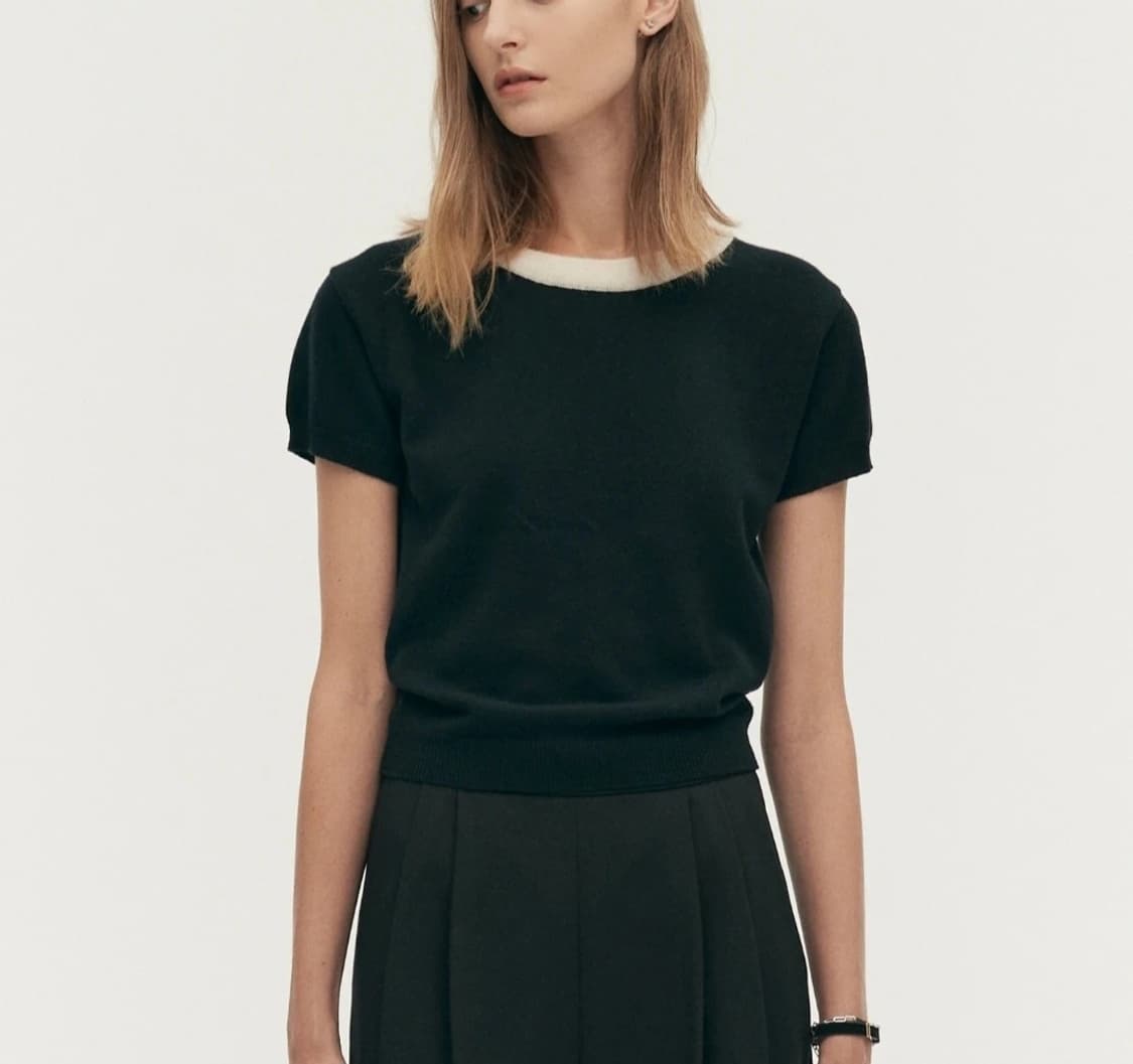 SIE 시에 코코트리밍 가디건 니트 셋업🤍🖤 상품이미지7