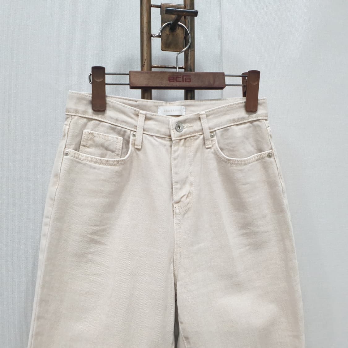 그레이룸 베이지진 바지 S 상품이미지2