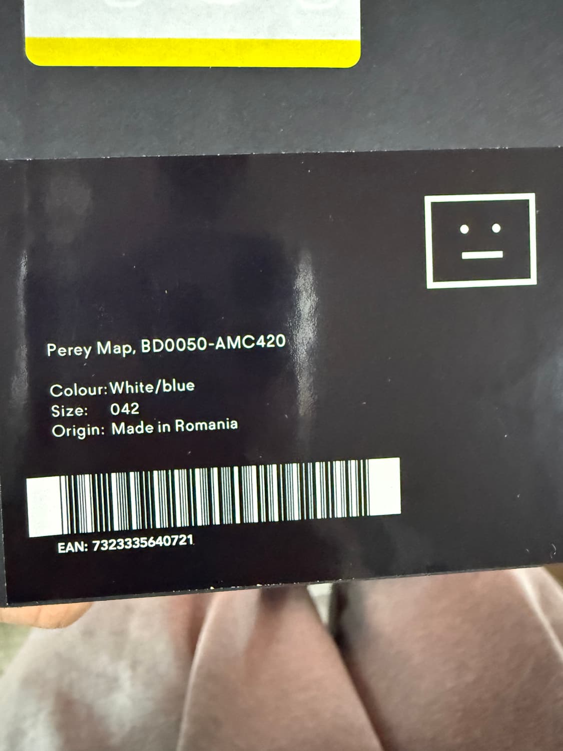 [42] 아크네 스튜디오 페리 누벅 벨크로 스니커즈 화이트 블루 상품이미지5