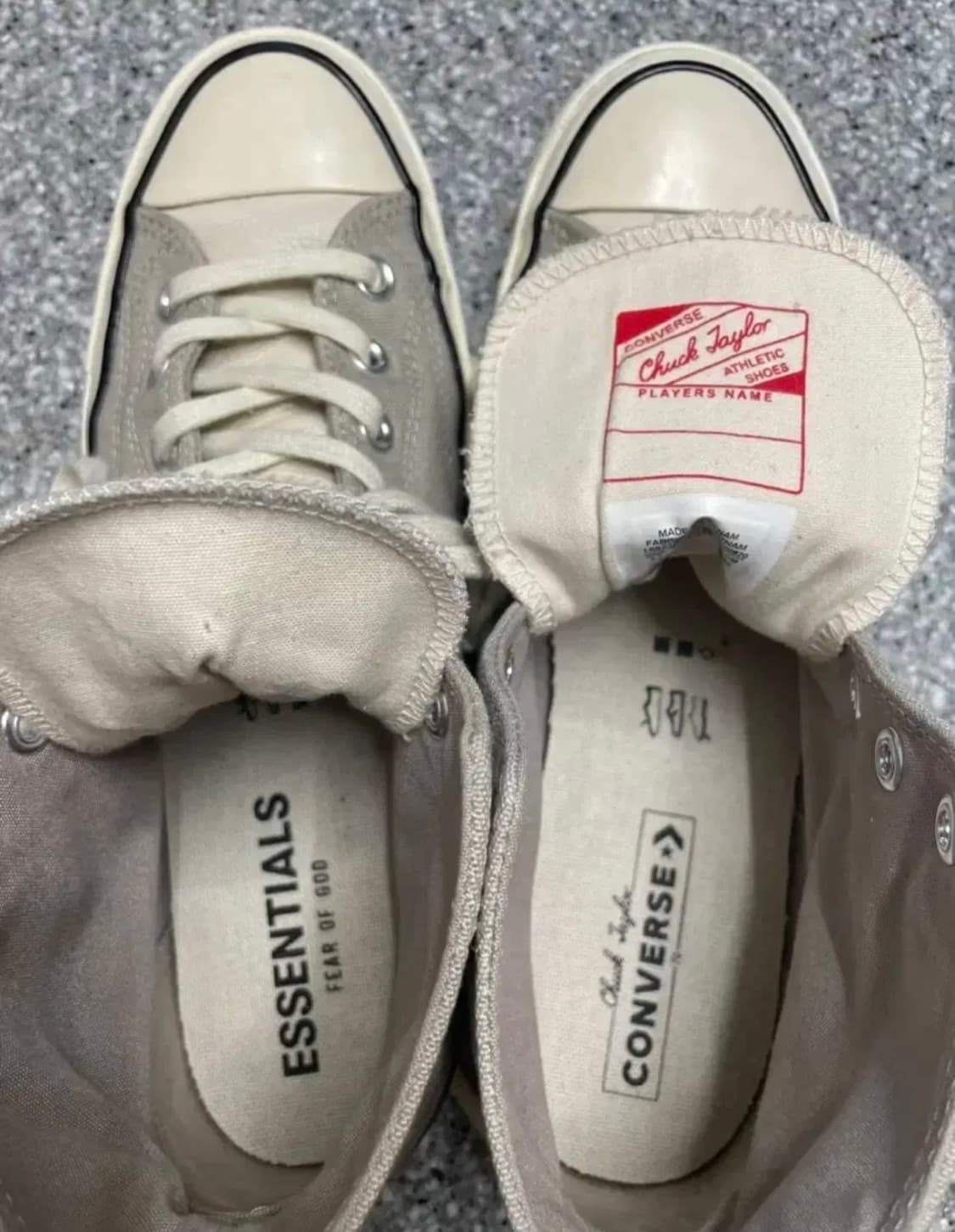 컨버스 X 피어 오브 갓 에센셜 척 70 하이 그레이 상품이미지2