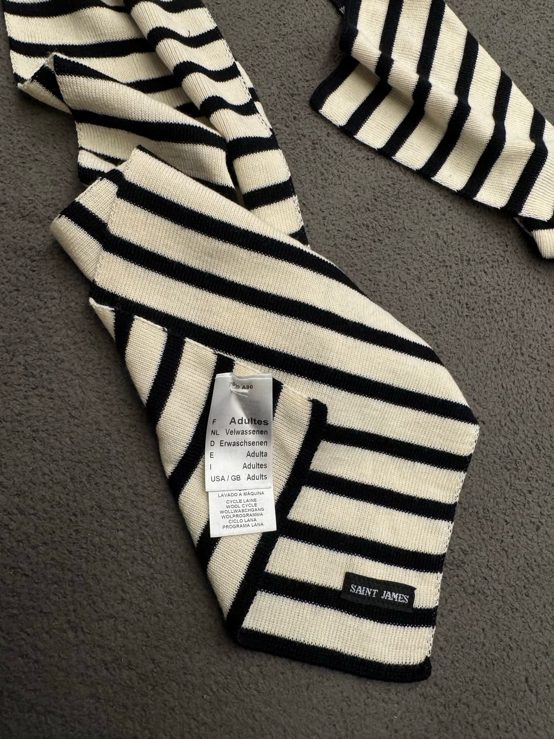 세인트제임스 스트라이프 머플러 미시착 처분  상품이미지2