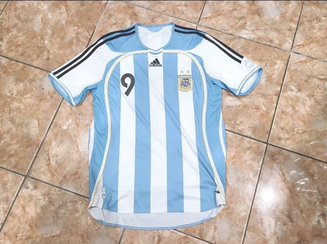 아디다스 05 07 아르헨티나 축구 국대 크레스포 올드레플 축구져지 상품이미지2