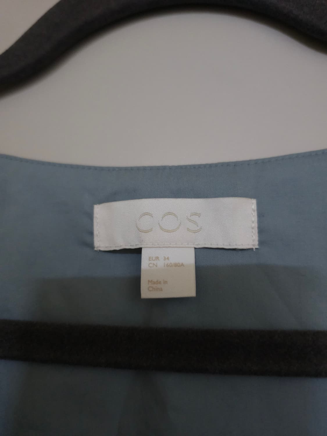 COS 코스 블루 면 원피스 상품이미지4