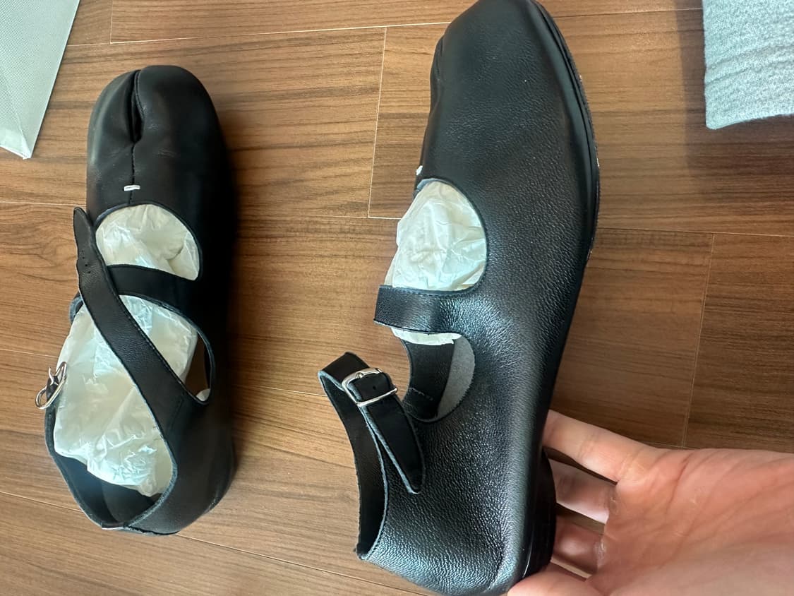 메종 마르지엘라 타비 메리제인 발레리나 블랙 36.5 풀구성 상품이미지3