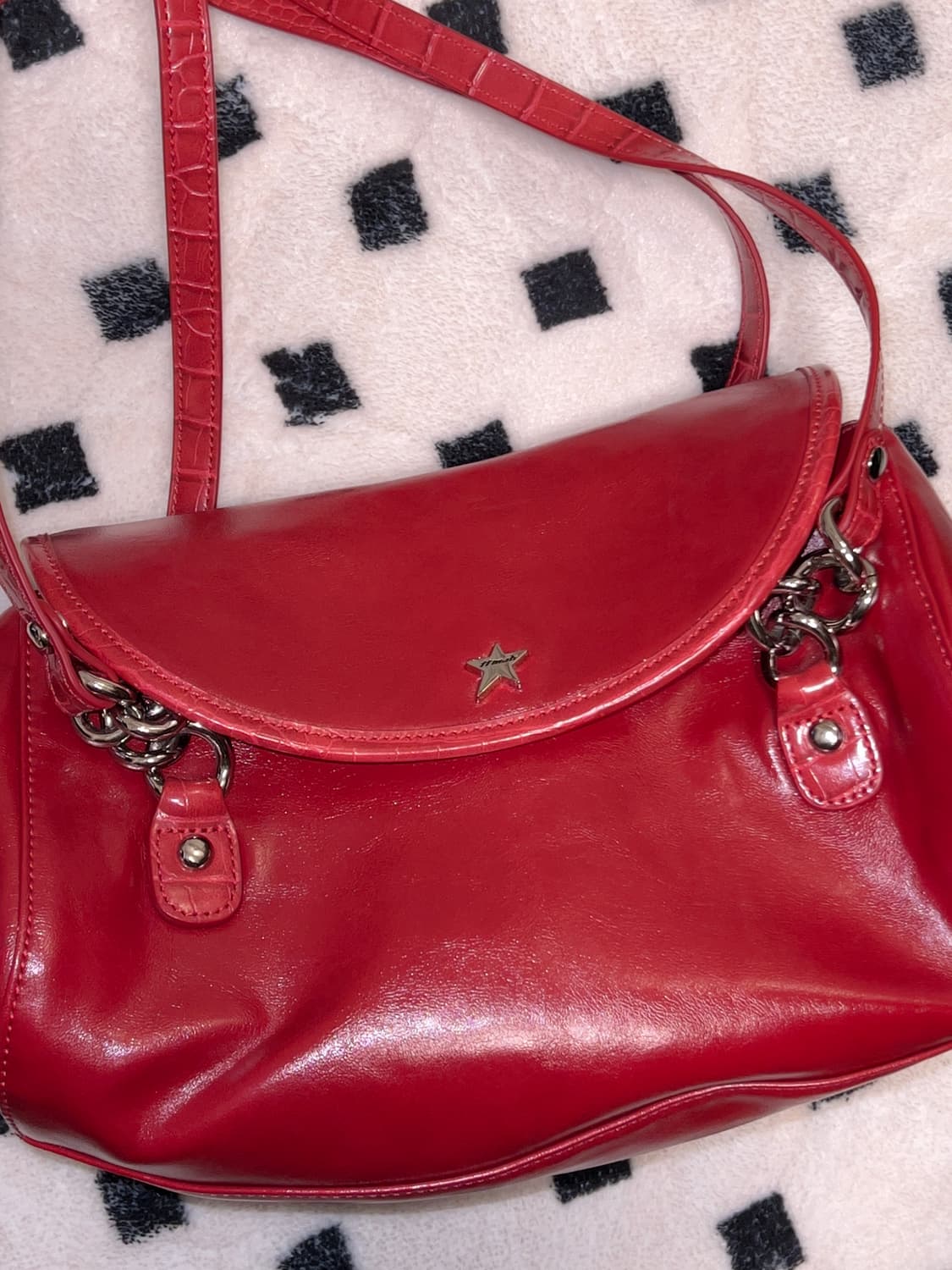 티티맙 나오미 이브닝 숄더백 버건디 상품이미지1