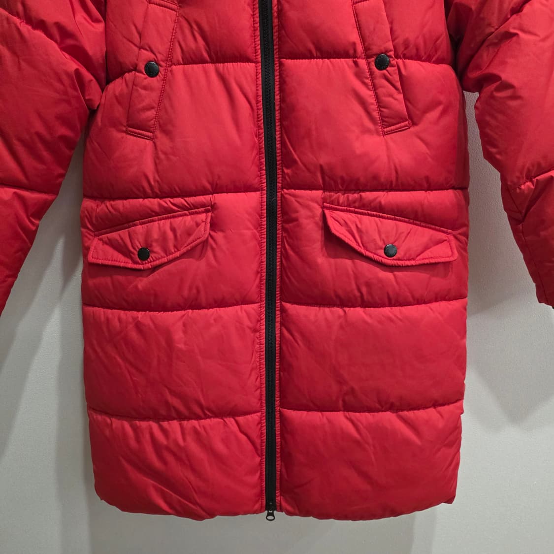 디키즈 레드 롱 패딩 점퍼 L(150) 상품이미지2