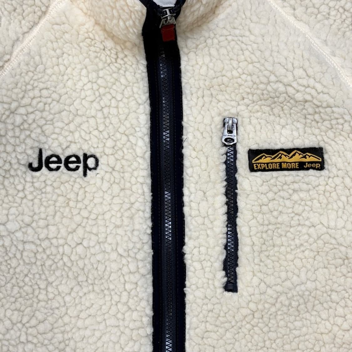 JEEP 크림 플리스 M 상품이미지3