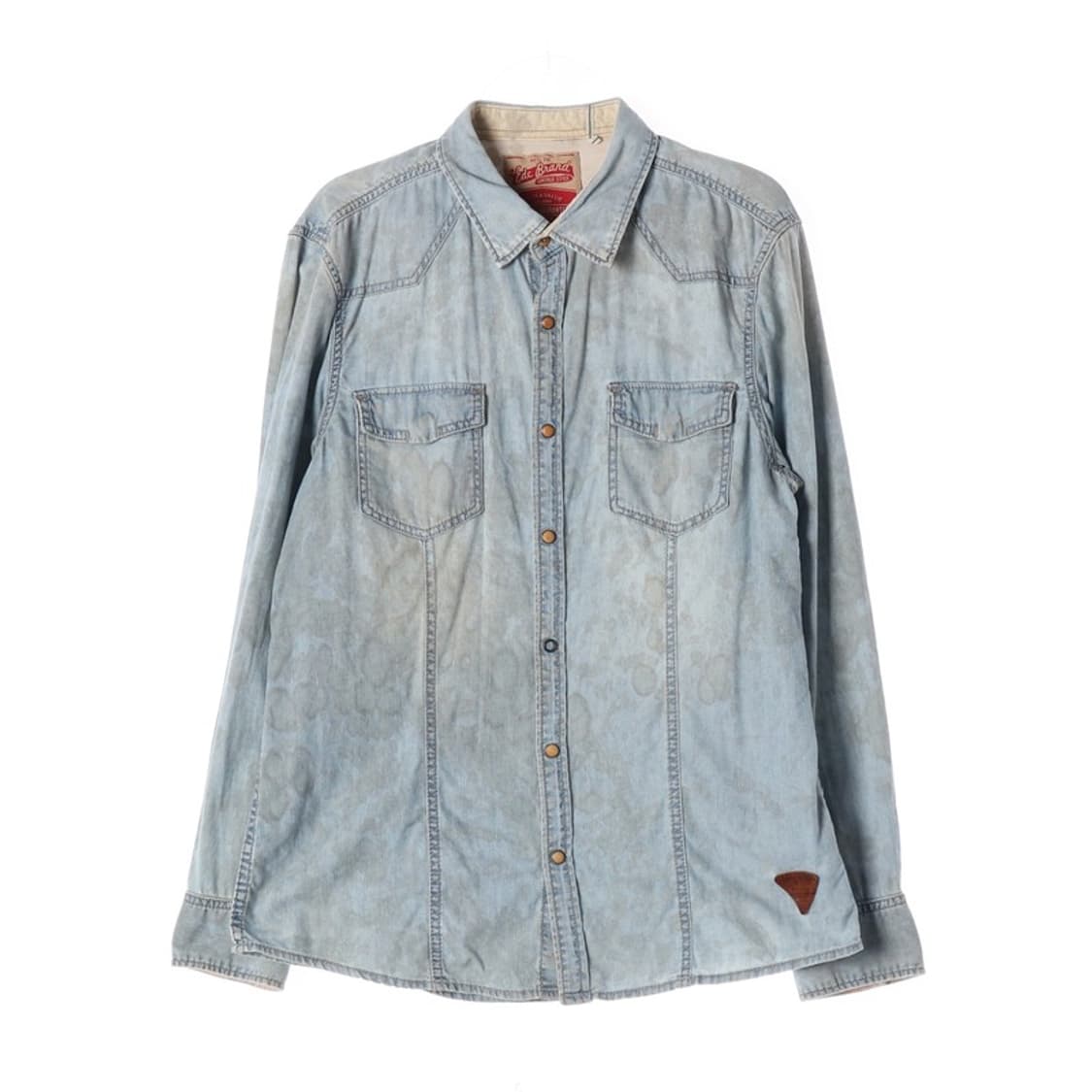 EDC BRAND 연청 워싱 데님 셔츠 상품이미지1