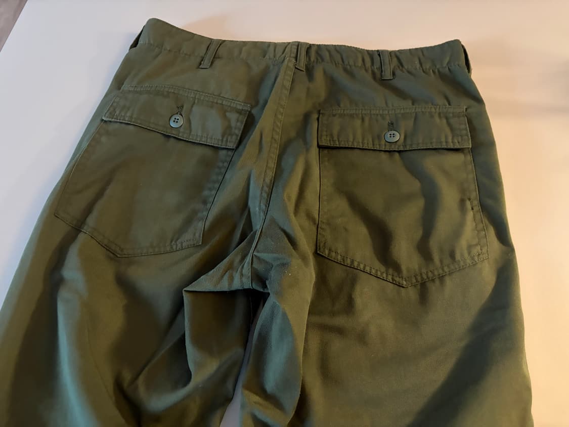 beams plus cotton pants (olive) 상품이미지4