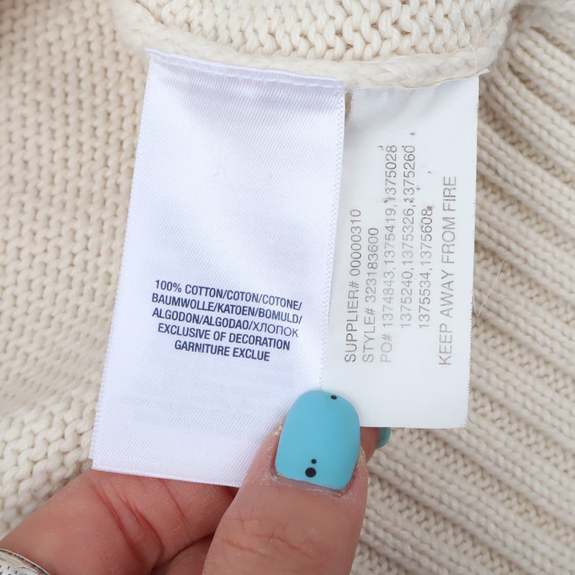 폴로 랄프로렌 빅포니 아이보리 니트 집업 자켓 상품이미지9