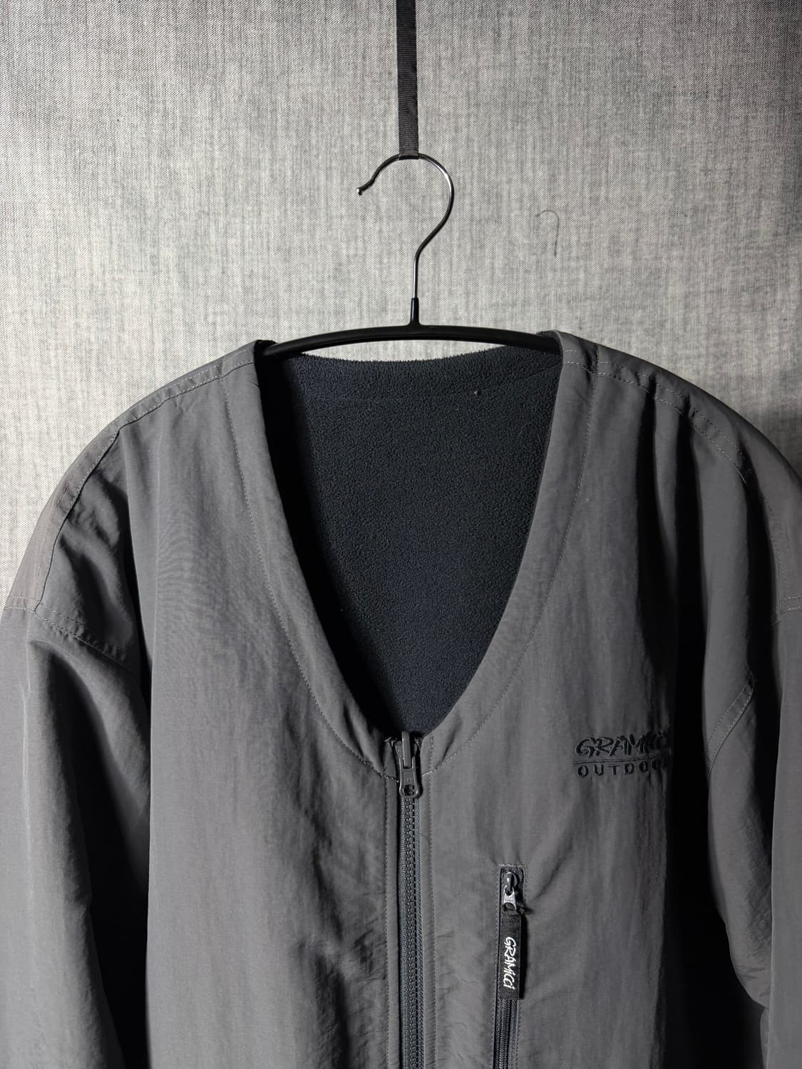 그라미치 리버시블 플리스 가디건 상품이미지5