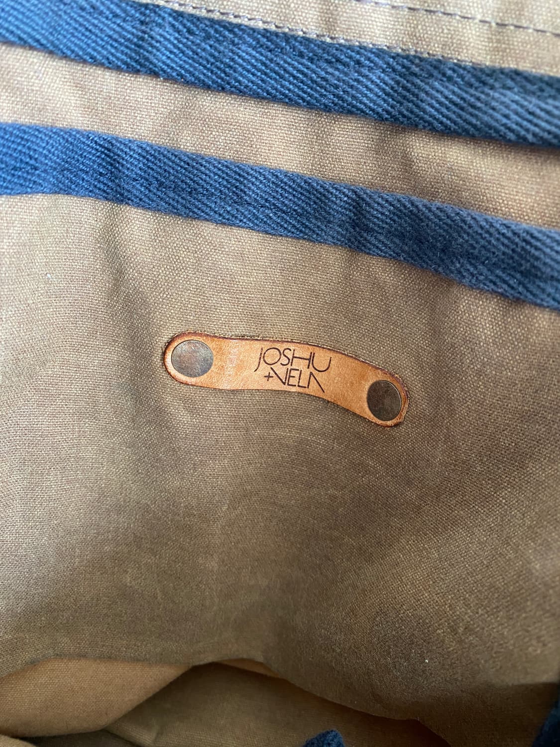 조슈아 벨라 왁스 캔버스/레더 토트백 상품이미지7