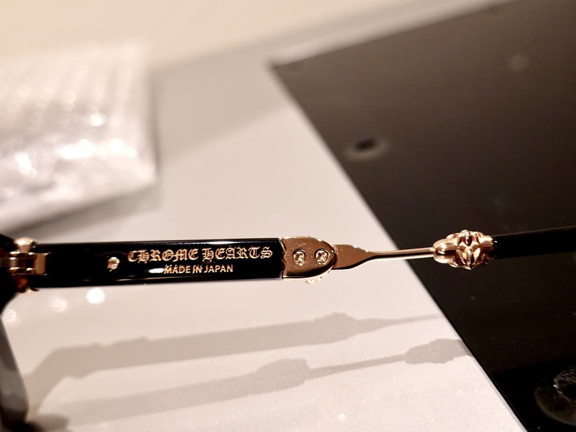 크롬하츠 에바질리스트 블랙/골드 안경 상품이미지10