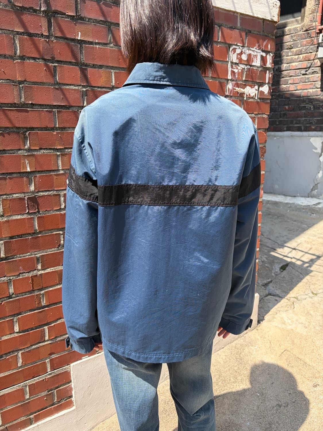 Armani Exchange 배색 나일론 윈드브레이커 S 상품이미지5