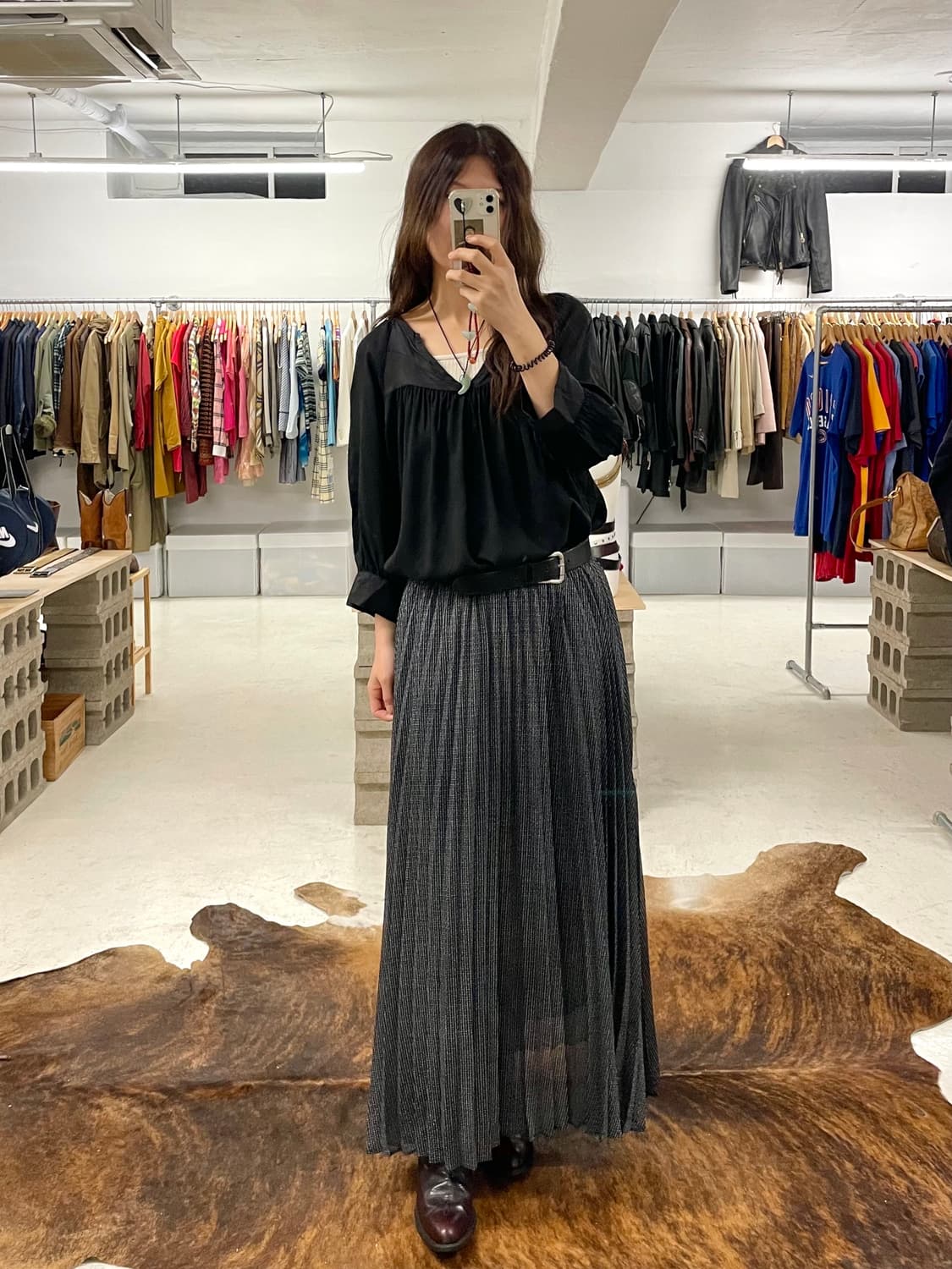 JOURNAL STANDARD pleats skirt 상품이미지1