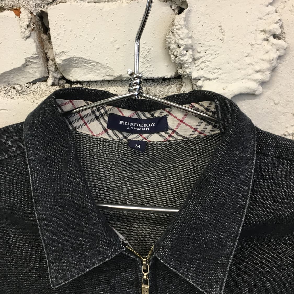 버버리 데님 카라 자켓  상품이미지4