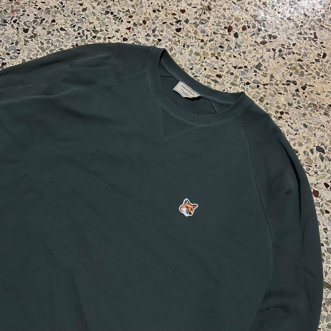 메종키츠네 그린 맨투맨 상품이미지2