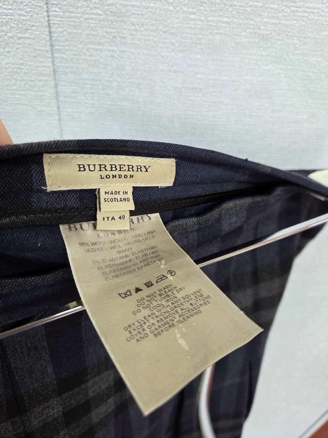 버버리 노바체크 스커트 상품이미지4