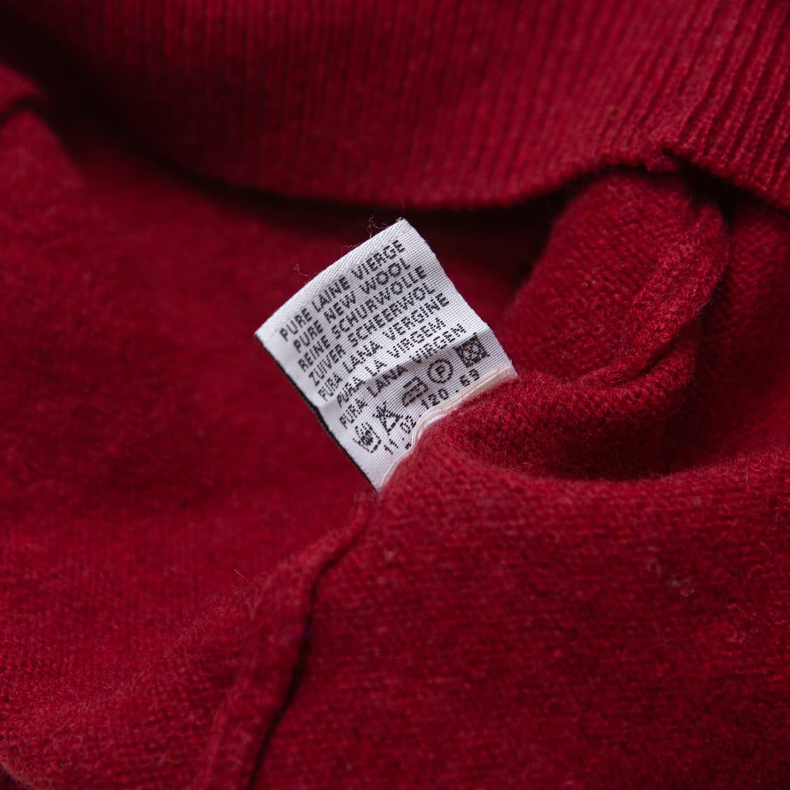 00s 라코스테 브이넥 울 니트 스웨터 상품이미지7