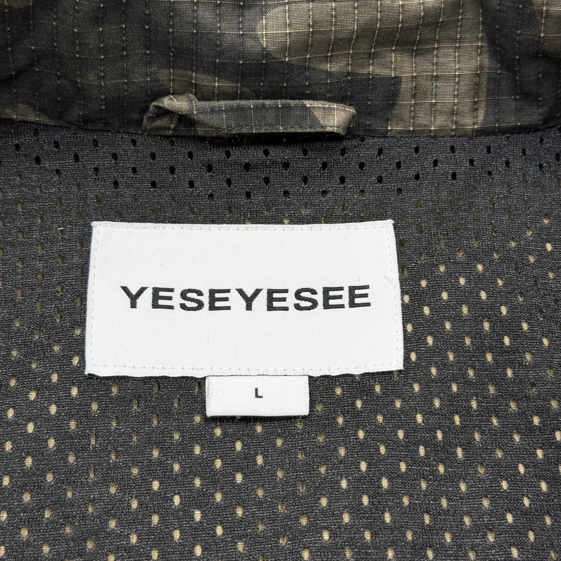 예스아이씨 포켓 피싱 파카 바람막이 자켓 블랙 카모 L 상품이미지4