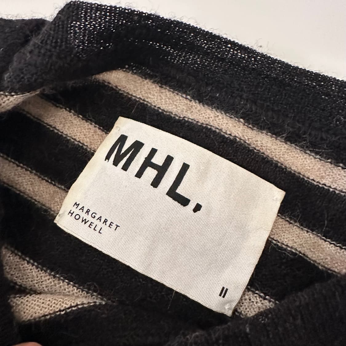 마가렛호웰 MHL 스트라이프 알파카 실크 혼방 니트 상품이미지5