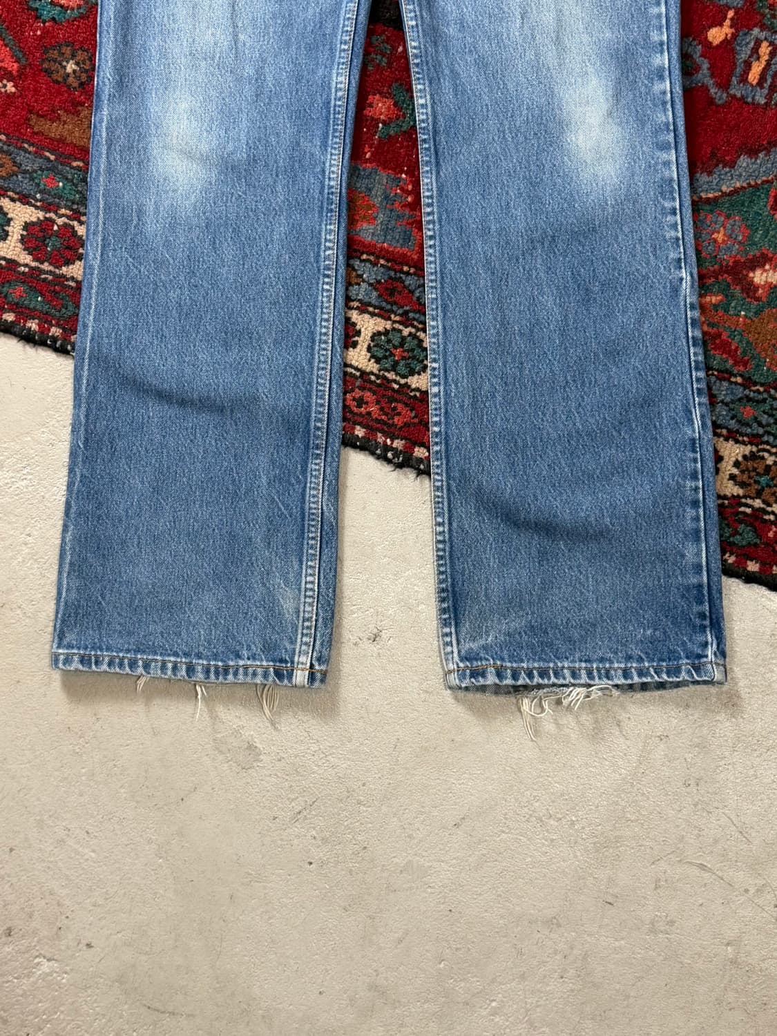 90's USA Made 빈티지 리바이스 517 오렌지탭 부츠컷 데님 상품이미지7