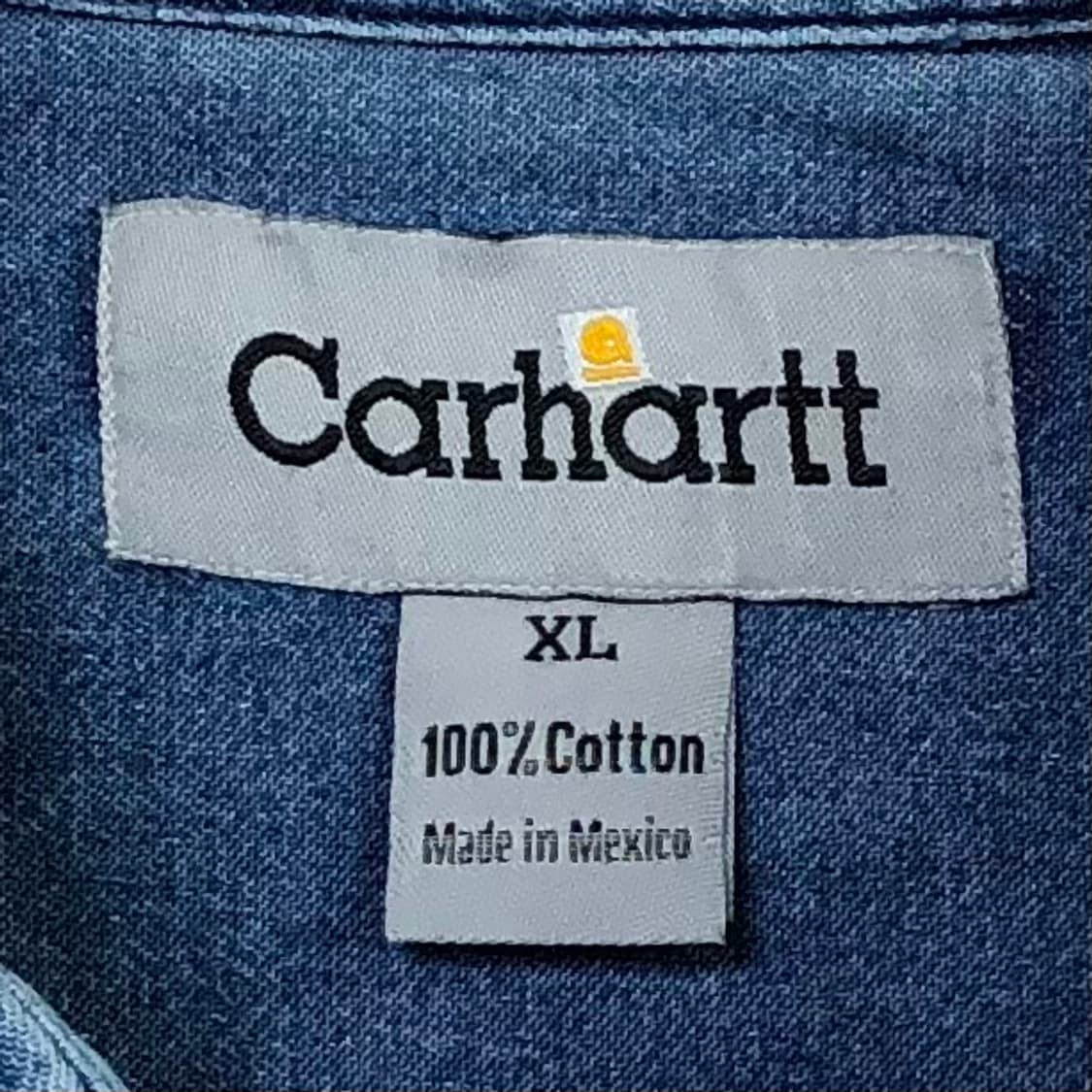 Xxl 칼하트 데님 셔츠 상품이미지3