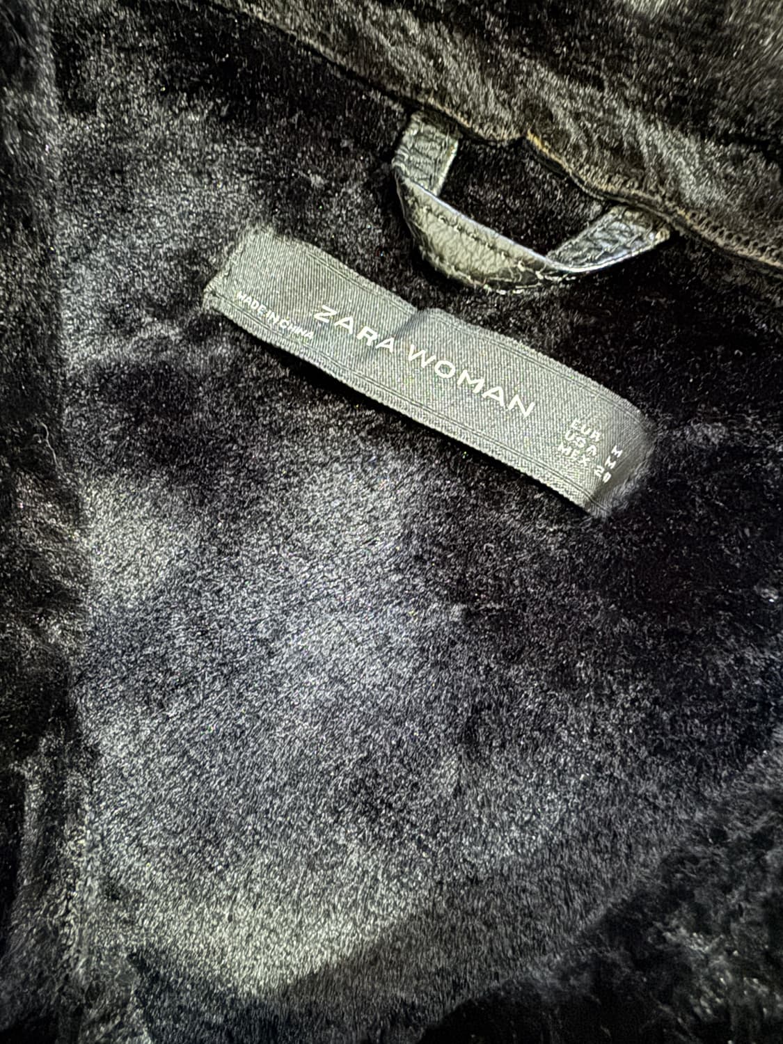 자라 ZARA 우먼 뽀글이 카라 무스탕 자켓 M 상품이미지3