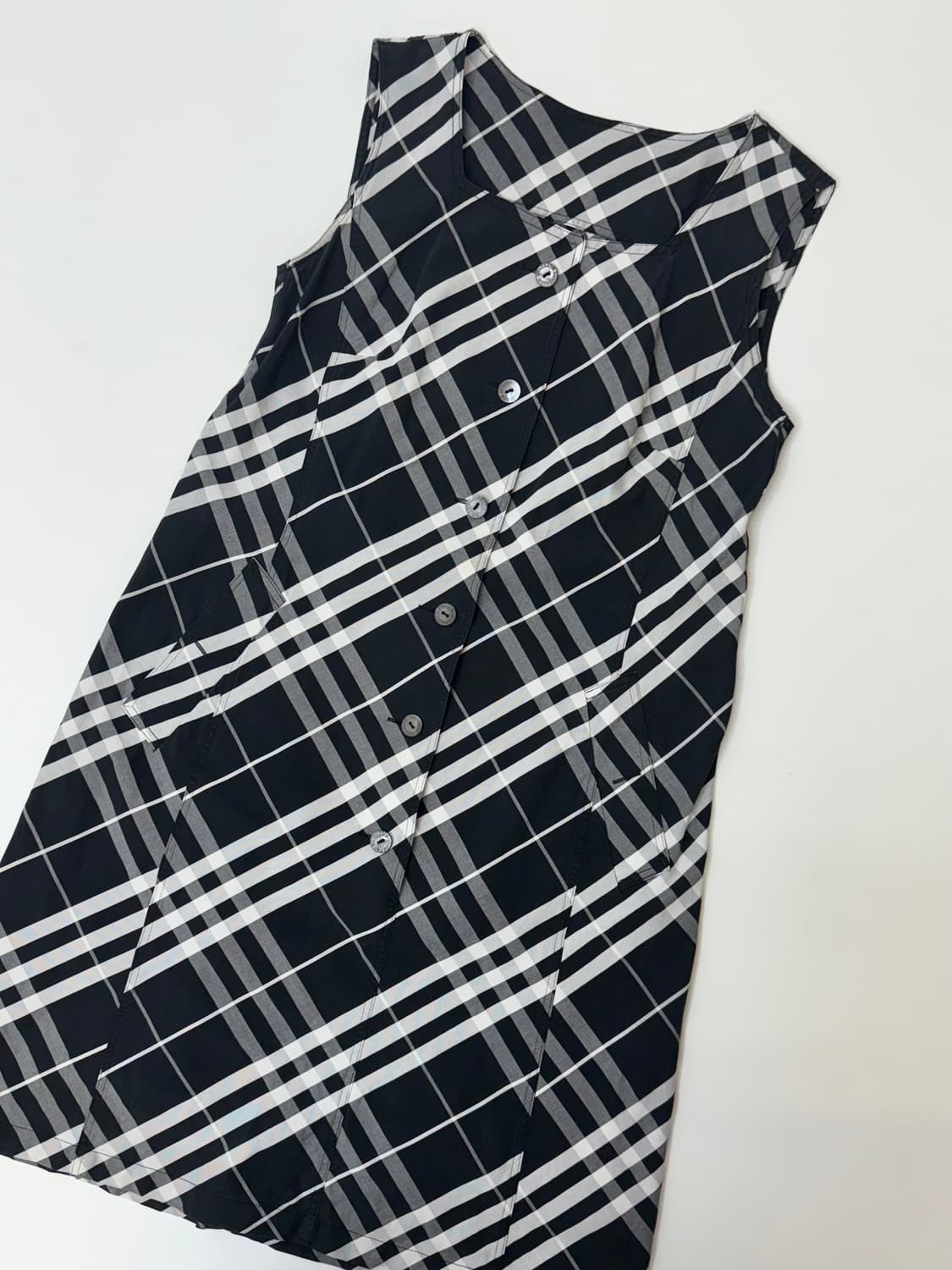 Burberry 버버리  노바 체크 슬리브리스 원피스 상품이미지2