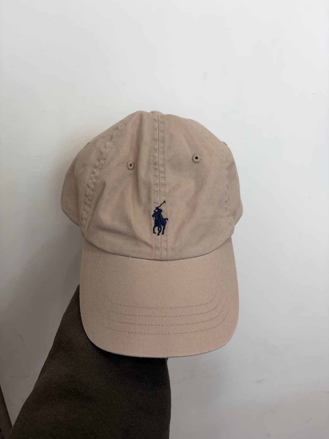 4. 폴로 베이지 볼캡 모자 상품이미지1