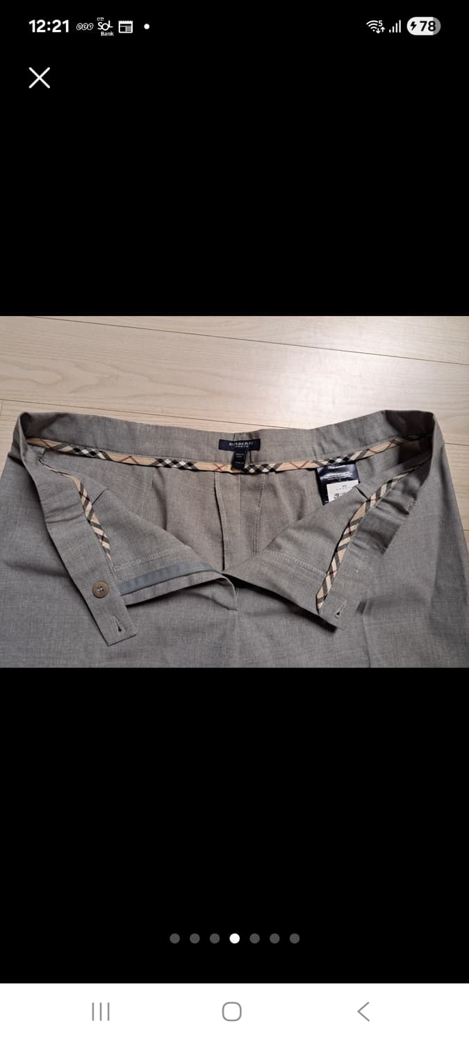 버버리 런던 여성 바지 (USA 12) 상품이미지4