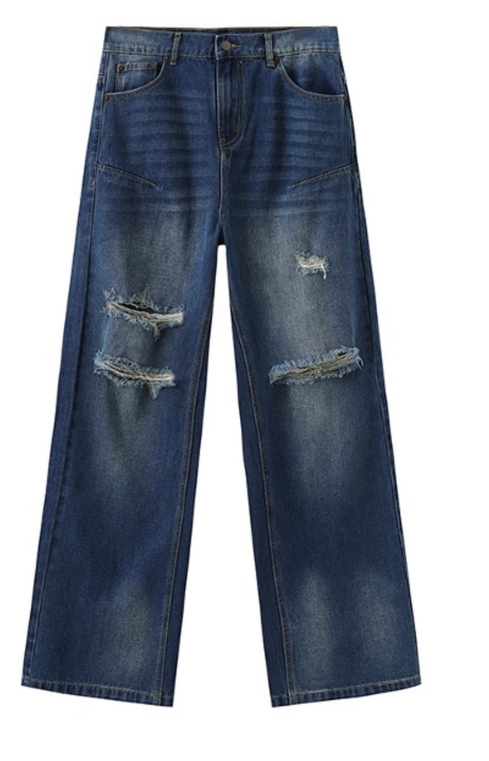 우마미즘 DISTRESSED DENIM JEANS WASH xl 상품이미지1
