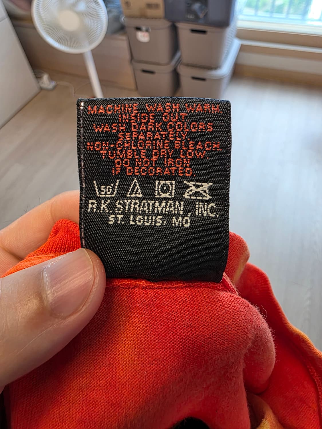 (USA 빈티지)할리데이비슨 블랙 타이다이 긴팔티셔츠 2XL 110 상품이미지4