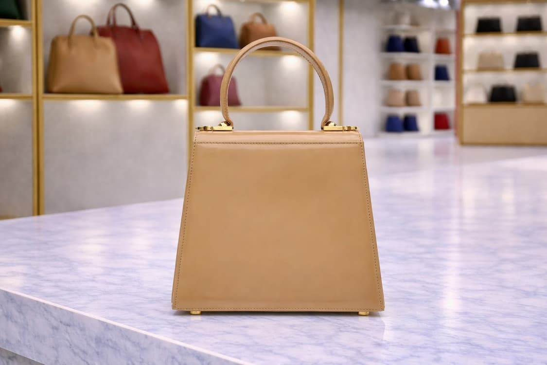 [A급] 페라가모 아이코닉 탑핸들 카프 가죽 스몰 베이지 판매합니다!!! 상품이미지2